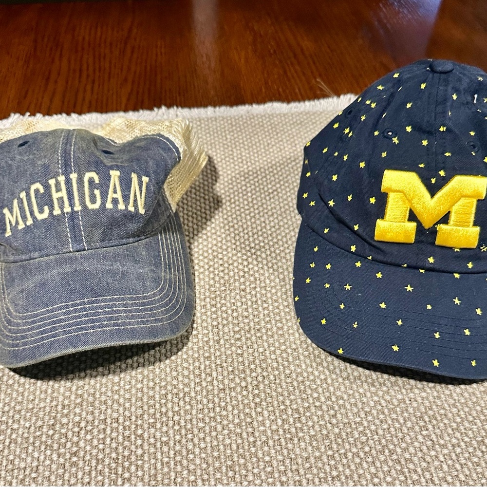 Blue and Yellow Hats